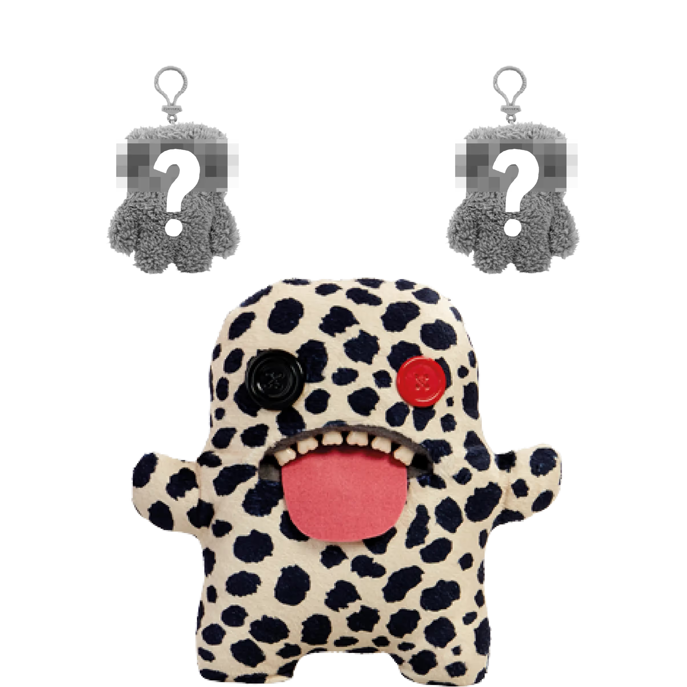 Oogah Boogah White Leopard & Keyring Pack